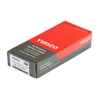 TIMCO Performance Ball Race Button Tip Brass Hinges Satin Chrome - 102 x 76