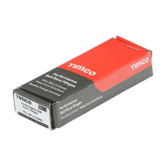 TIMCO Performance Ball Race Button Tip Brass Hinges Antique Brass - 76 x 50