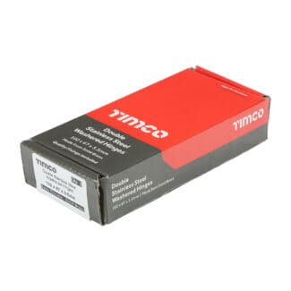 TIMCO Double Stainless Steel Washered Brass Hinges Satin Chrome - 102 x 67