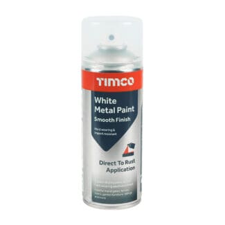 White Metal Paint Smooth Finish - 380ml
