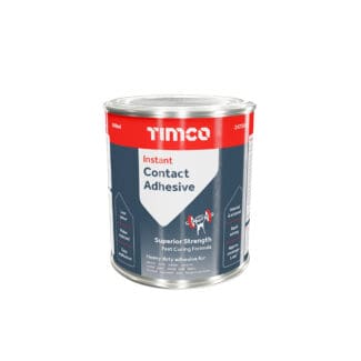 TIMCO Contact Adhesive, Rapid Setting Multi-Purpose Impact Resistant Adhesive - 500ml