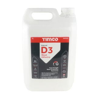 Timco Internal D3 Wood Adhesive  - 5L