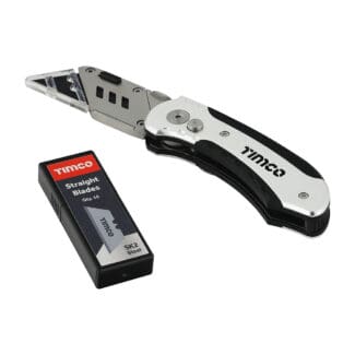 Timco Folding Utility Knife & Blades  - 6 1/4” / 160mm