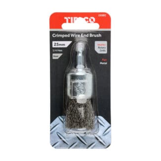 TIMCO Drill End Brush Crimped Steel Wire - 25mm