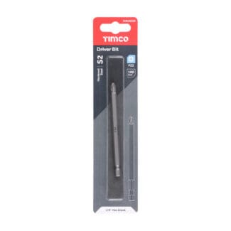 TIMCO Pozi Driver Bit S2 Grey - No.2 x 100