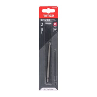 TIMCO Phillips Driver Bit S2 Grey - No.2 x 100