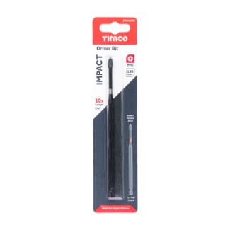 TIMCO X6 Impact Phillips Driver Bit - No.2 x 150