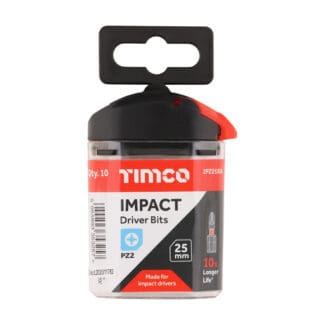 TIMCO X6 Impact Pozi Driver Bit - No.2 x 25