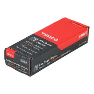 TIMCO Ball Bearing Hinges Grade 7 Steel Electro Brass - 76 x 51 x 2.2