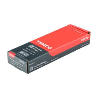 Timco Grade 13 Fire Door Hinges Matt Black Stainless Steel  - 101 x 76 x 3