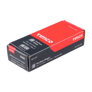 Timco Grade 13 Fire Door Hinges Matt Black Stainless Steel  - 101 x 76 x 3
