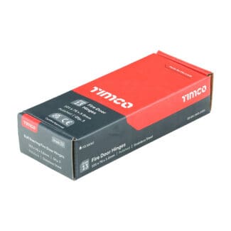 Timco Grade 13 Fire Door Hinges Polished Stainless Steel  - 101 x 76 x 3