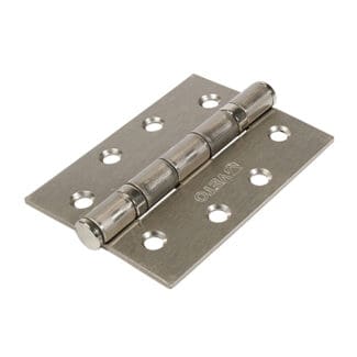 Timco Twin Ball Bearing Hinges Steel Satin Nickel  - 102 x 76