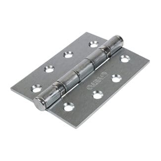 Timco Twin Ball Bearing Hinges Steel Satin Chrome  - 102 x 76