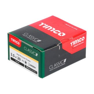 TIMCO Classic Multi-Purpose Countersunk Gold Woodscrews - 3.5 x 20