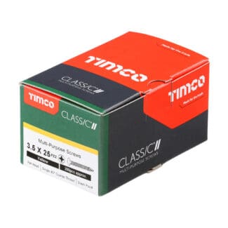 TIMCO Classic Multi-Purpose Pan Head Gold Woodscrews - 3.5 x 25