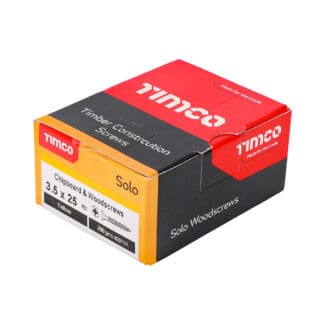 TIMCO Solo Countersunk Gold Woodscrews - 3.5 x 25