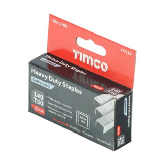 TIMCO Heavy Duty Chisel Point Galvanised Staples  - 10mm