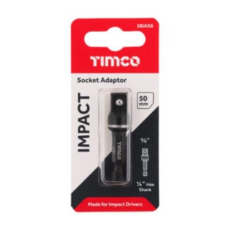 TIMCO X6 Impact Adaptor - 3/8 x 50