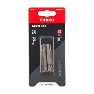 TIMCO Phillips Driver Bit S2 Grey - No.3 x 50