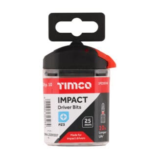 TIMCO X6 Impact Pozi Driver Bit - No.3 x 25