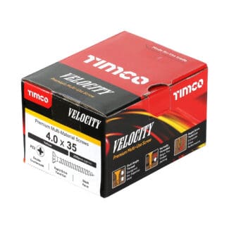 TIMCO Velocity Premium Multi-Use Countersunk Gold Woodscrews - 4.0 x 35