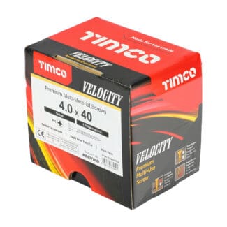 TIMCO Velocity Premium Multi-Use Countersunk Gold Woodscrews - 4.0 x 40 - Industry Pack