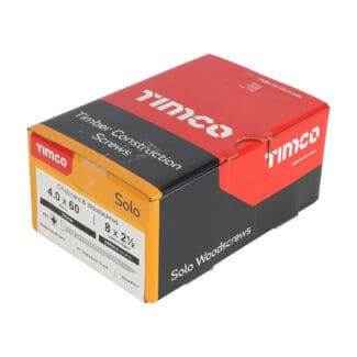 TIMCO Solo Countersunk Gold Woodscrews - 4.0 x 60