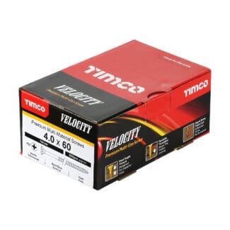 TIMCO Velocity Premium Multi-Use Countersunk Gold Woodscrews - 4.0 x 60