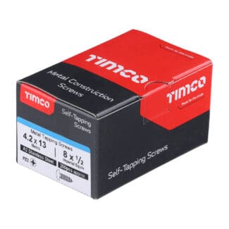 TIMCO Self-Tapping Pan Head A2 Stainless Steel Screws - 4.2 x 13