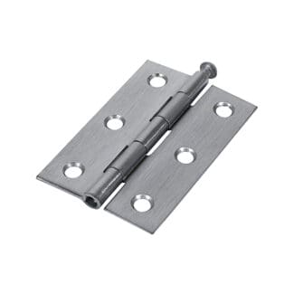Timco Plain Butt Hinge Loose Pin (1840) Satin Chrome  - 75 x 50