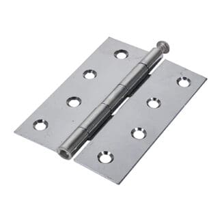 TIMCO Butt Hinges Loose Pin (1840) Steel Polished Chrome - 100 x 71