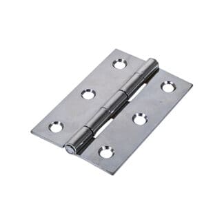 Timco Plain Butt Hinge Fixed Pin (1838) Polished Chrome  - 100 x 70