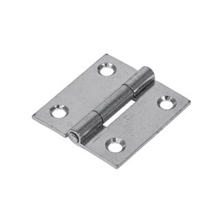 Timco Plain Butt Hinge Fixed Pin (1838) Zinc  - 38 x 34