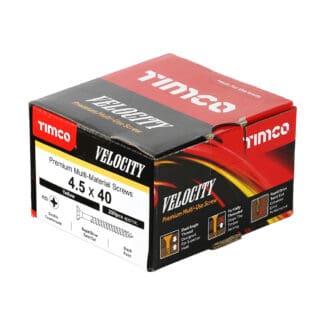 TIMCO Velocity Premium Multi-Use Countersunk Gold Woodscrews - 4.5 x 40