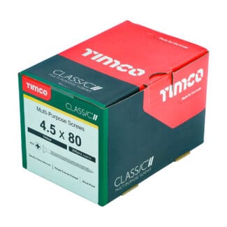 TIMCO Classic Multi-Purpose Countersunk Gold Woodscrews - 4.5 x 80