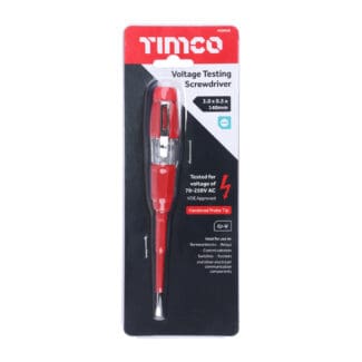 Timco Voltage Testing Screwdriver  - 140mm