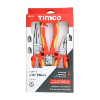 Timco VDE Plier Set  - 3pcs