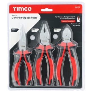 Timco General Purpose Pliers Set  - 3pcs