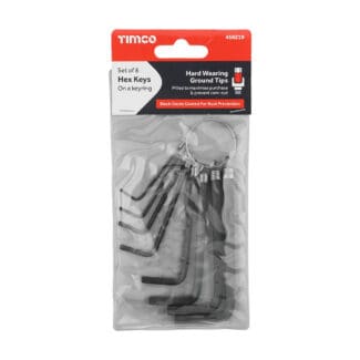 Timco Hex Key Keyring Set  - 8pcs