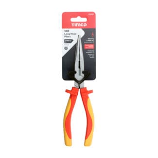 Timco VDE Long Nose Pliers  - 8"