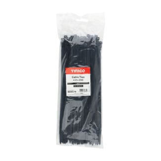 TIMCO Cable Ties Black - 4.8 x 250