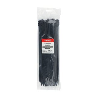 TIMCO Cable Ties Black - 4.8 x 300