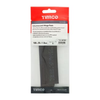 Timco Intumescent Hinge Pads  - 100 x 30 x 1.0mm