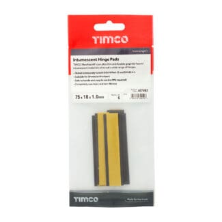 Timco Intumescent Hinge Pads  - 75 x 18 x 1.0mm