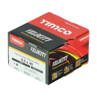 TIMCO Velocity Premium Multi-Use Countersunk Gold Woodscrews - 5.0 x 40