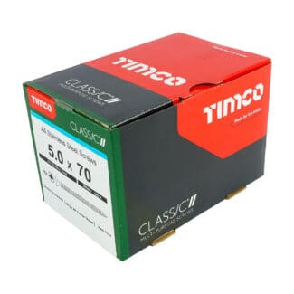 TIMCO Classic Multi-Purpose Countersunk A4 Stainless Steel Woodcrews - 5.0 x 70