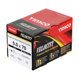 TIMCO Velocity Premium Multi-Use Countersunk Gold Woodscrews - 5.0 x 70