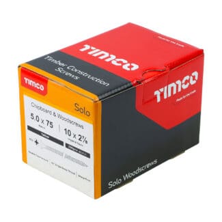 TIMCO Solo Countersunk Gold Woodscrews - 5.0 x 75