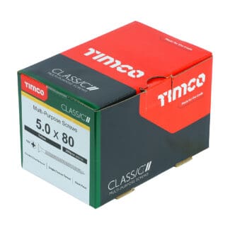 TIMCO Classic Multi-Purpose Countersunk Gold Woodscrews - 5.0 x 80